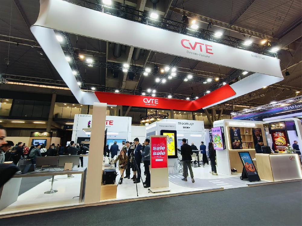 CVTE-西班牙展臺(tái)設(shè)計(jì)搭建